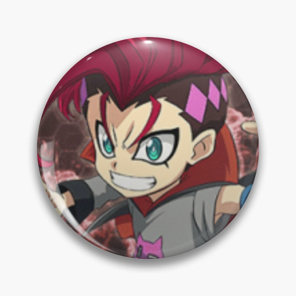 Shu Kurenai from Beyblade Burst Pin for Sale by LCrafty7