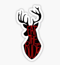 Eat the Rude Sticker