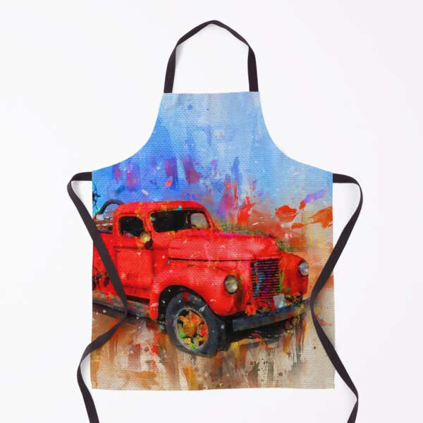 Item preview, Old Red Firetruck designed and sold by Elisabeth Lucas.