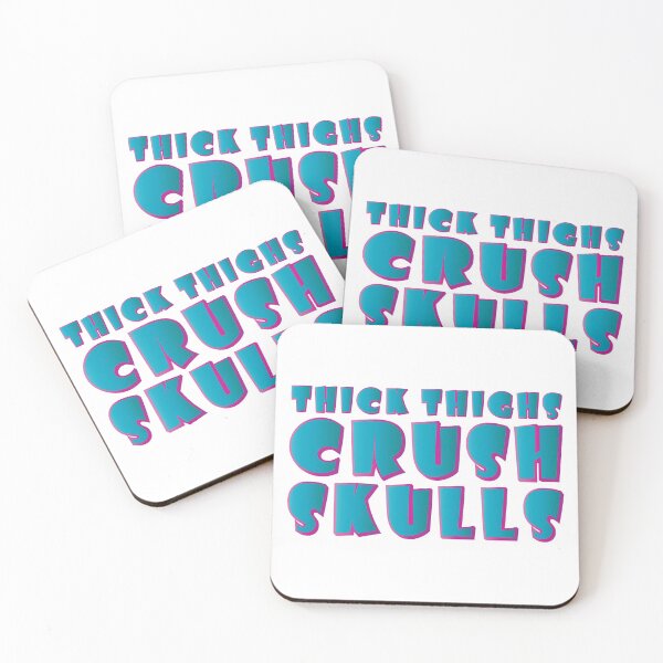 Item preview, Thick Thighs Crush Skulls designed and sold by Lori P.