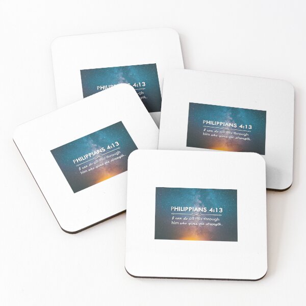 Item preview, Phil 4:13, Encouragement Bible verse designed and sold by adrianogoalie.