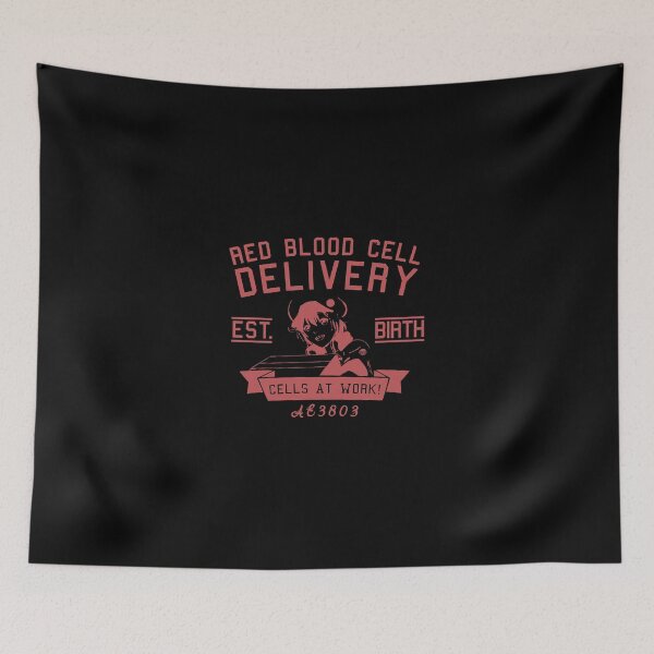 Item preview, Red Blood Cell Delivery - Cells At Work Anime Shirt  designed and sold by Calico812.