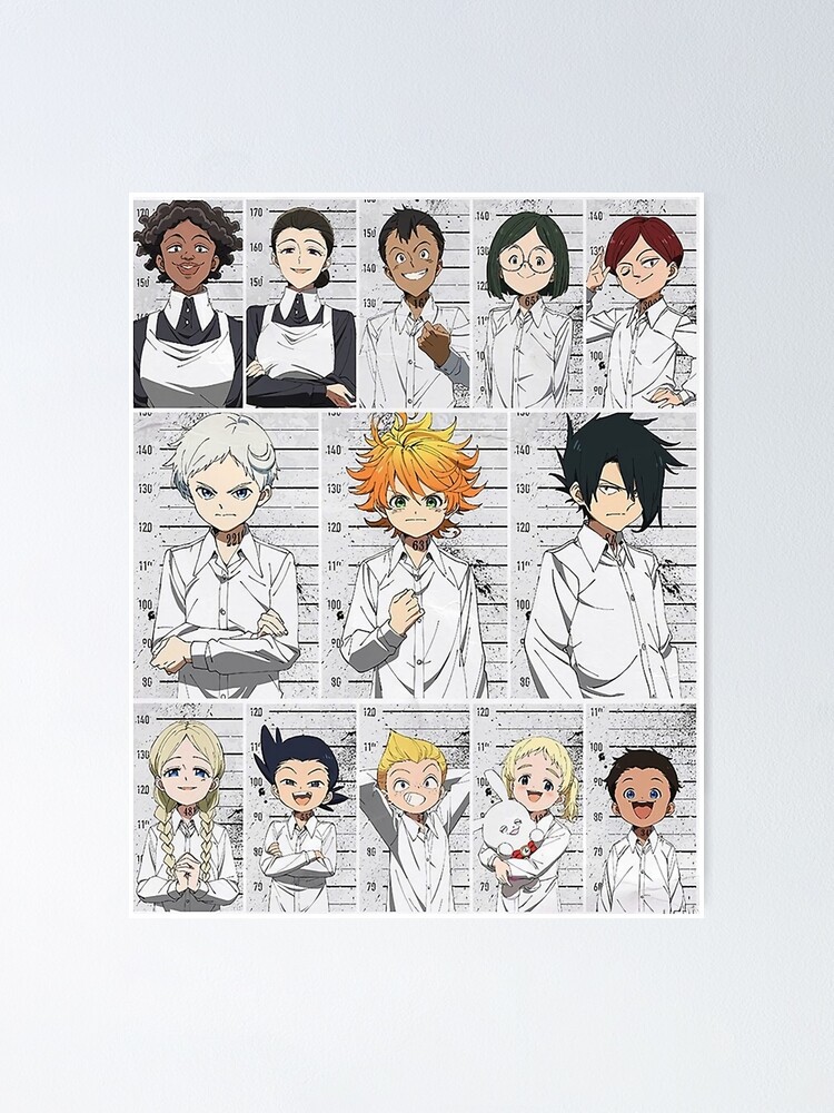 Characters The Promised Neverland Poster for Sale by roywegner