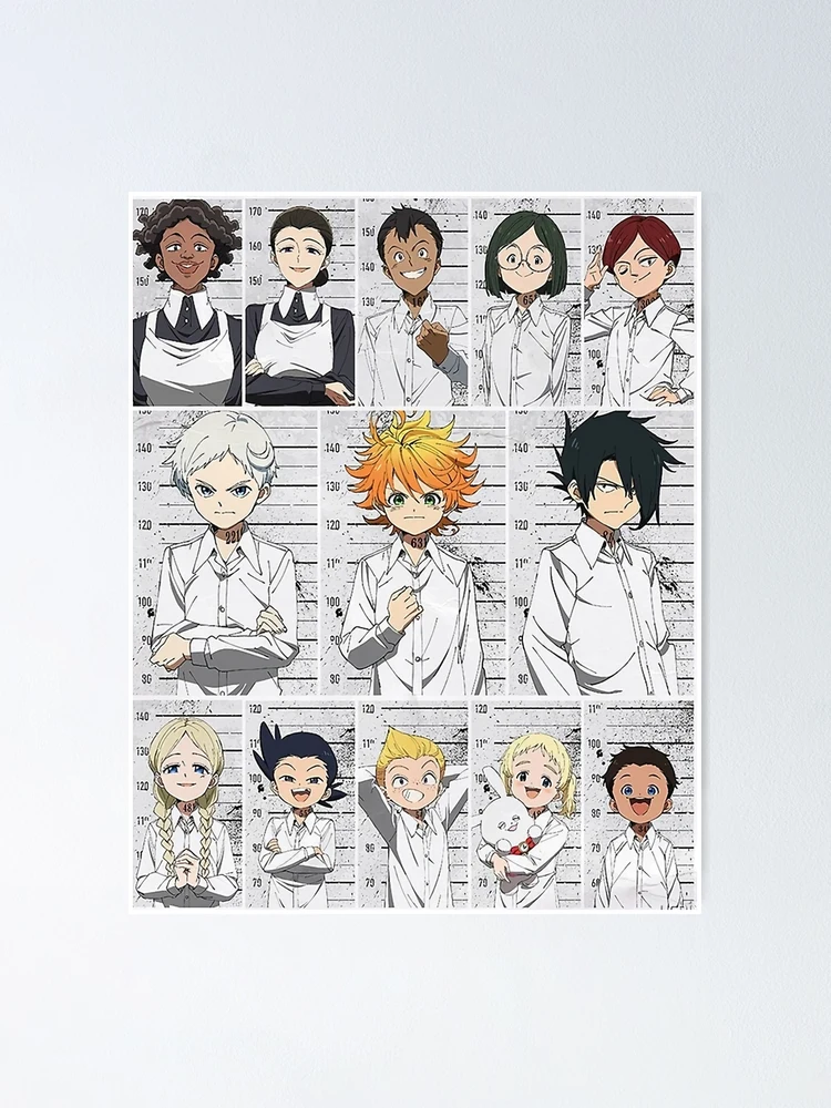Promised Neverland Anime Characters Paint By Numbers - PBN Canvas