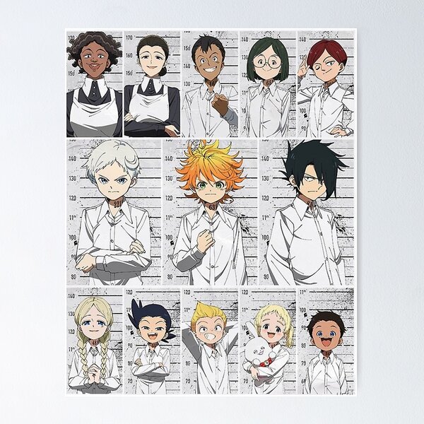 The Promised Neverland anime series minimalist/alternative poster !