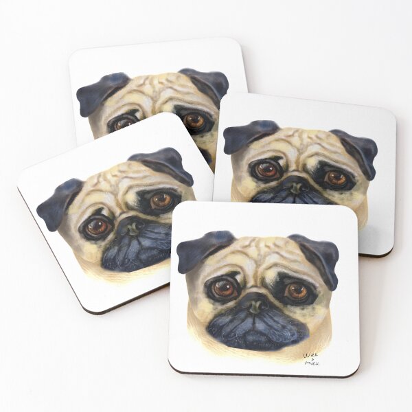 Item preview, pet pug designed and sold by wauymau.