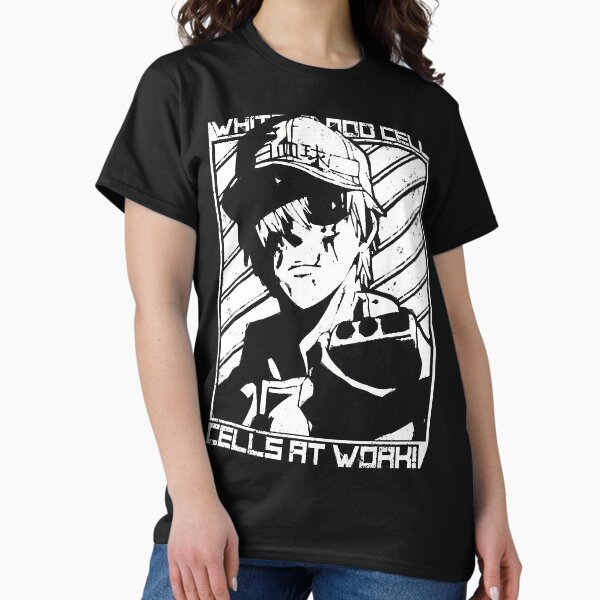 Item preview, While Blood Cell - Cells At Work  Anime Shirt  designed and sold by Calico812.