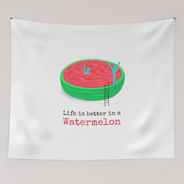 Artikelvorschau, Das Leben ist besser in einer Wassermelone entworfen und verkauft von ProArtzilla.