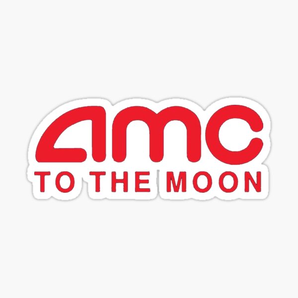 Amc To The Moon Stickers Redbubble