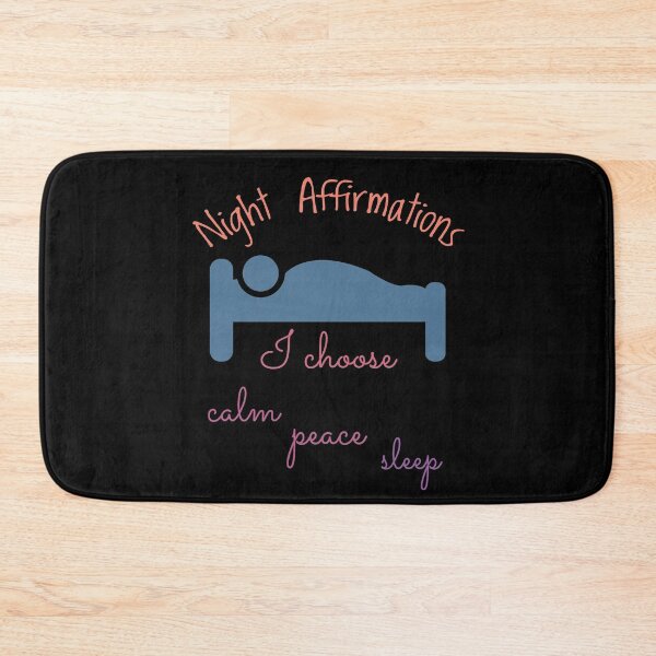 Item preview, Night Affirmations Calm Peace Sleep designed and sold by artfulnotebook.