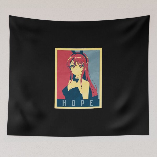 Item preview, Mai Sakurajima Political - Rascal Does Not Dream Of Bunny Girl Sempai  Anime Shirt  designed and sold by Calico812.