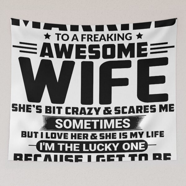 Item preview, Sorry Ladies I'm Married To A Freaking Awesome Wife designed and sold by hasanmasud.