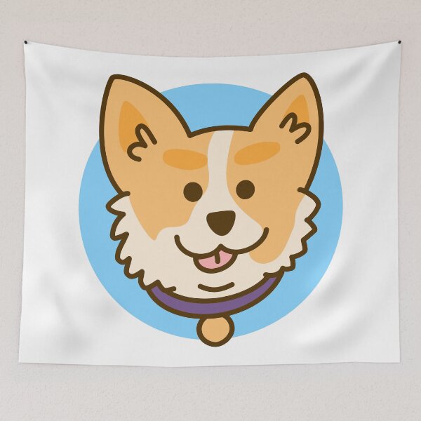 Item preview, Cute Cartoon Corgi Design designed and sold by SynestheticArt.
