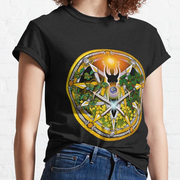 Sabbat Pentacle for Litha, the Summer Solstice Classic T-Shirt