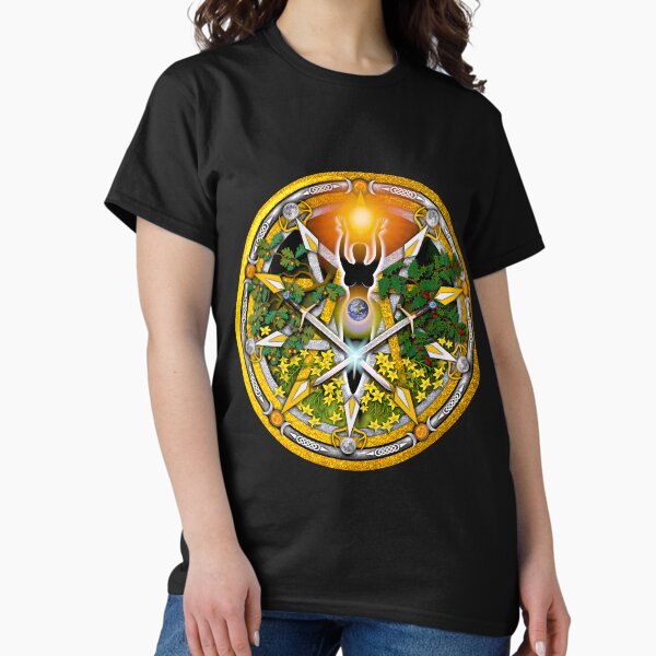 Sabbat Pentacle for Litha, the Summer Solstice Classic T-Shirt