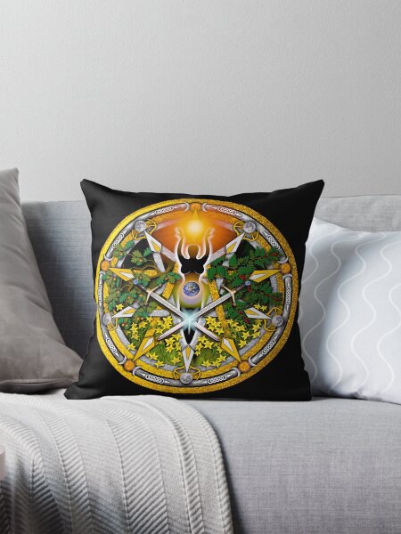 Item preview, Sabbat Pentacle for Litha, the Summer Solstice designed and sold by Naumaddic Arts.