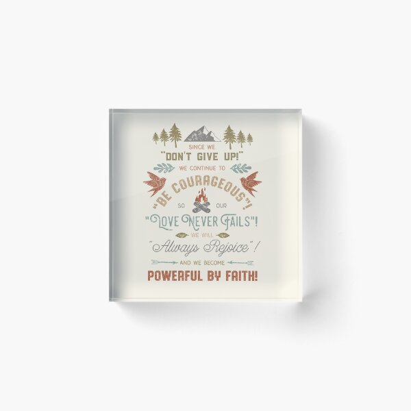 CONVENTION THEMES 2017-2021 (LIGHT) Acrylic Block