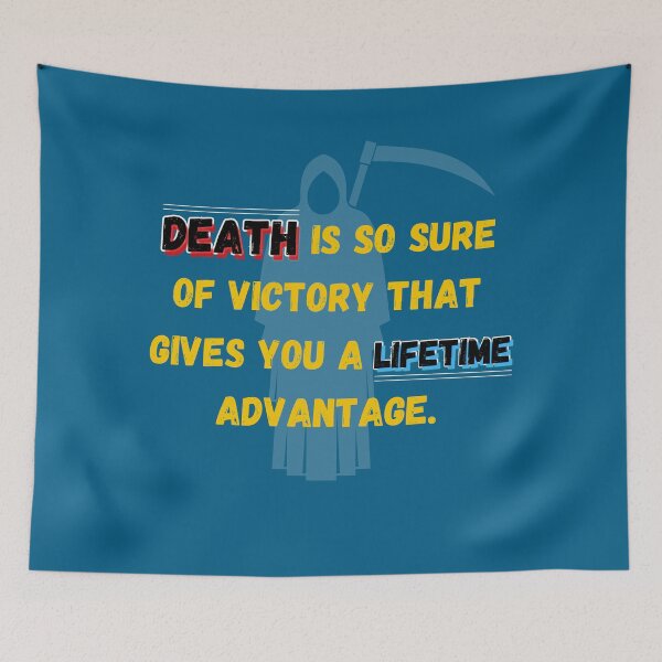 Item preview, Death is so sure of his victory, that he will give you a lifetime of advantage designed and sold by Georgeox.