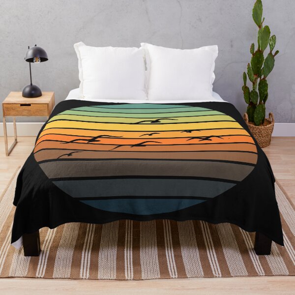 Item preview, Summer Beach Sunset with Birds in the Sky designed and sold by WillowandCrate.