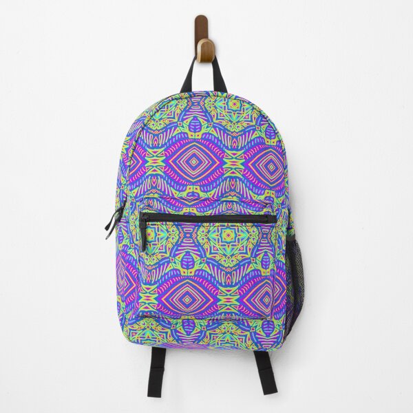 Item preview, Bright blue design with green designed and sold by Veradesignz.