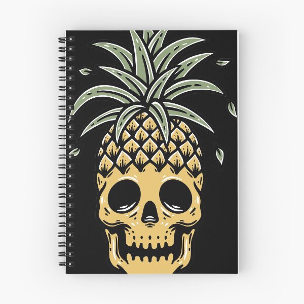 Item preview, Pineapple Skull Illustration designed and sold by rukurustudio.