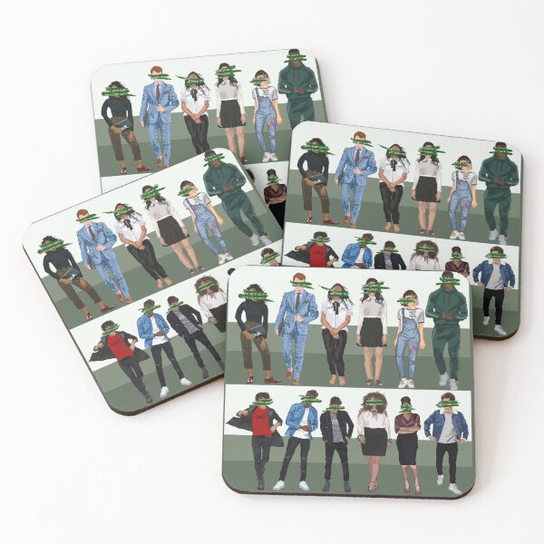 Item preview, The Bright Sessions; character line-up designed and sold by ameliamonade.