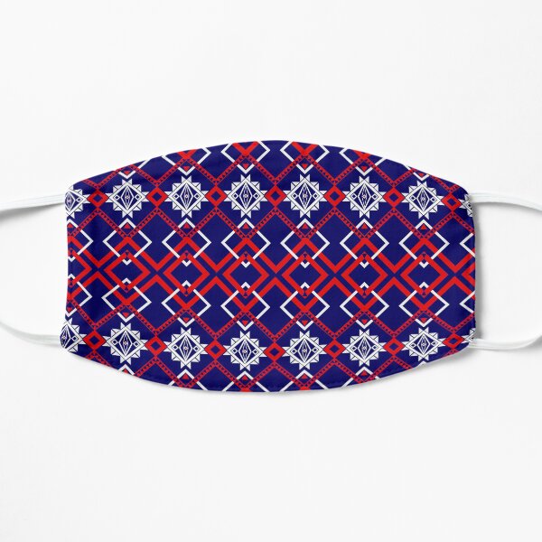 Ethnic pattern for textile, geometry shape. Flat Mask