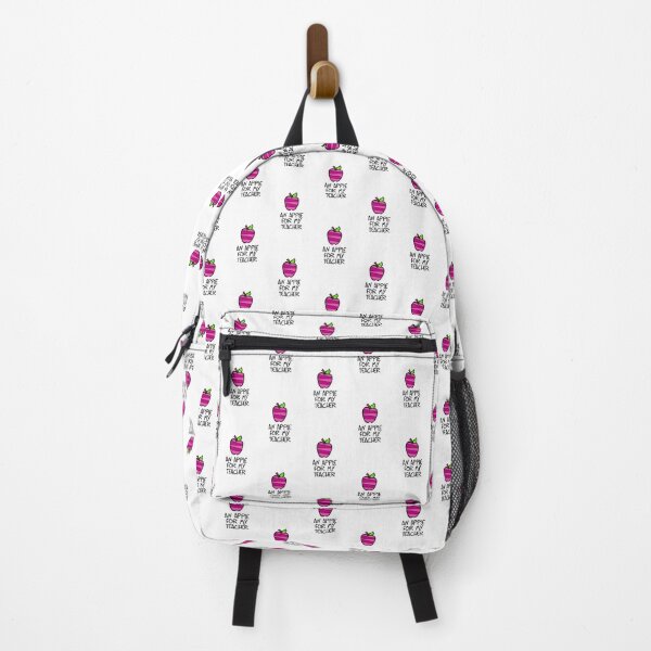 Item preview, An Apple for My Teacher! Pink (on White) designed and sold by PawsitiveMum.