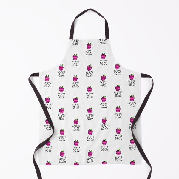 Item preview, An Apple for My Teacher! Pink (on White) designed and sold by PawsitiveMum.