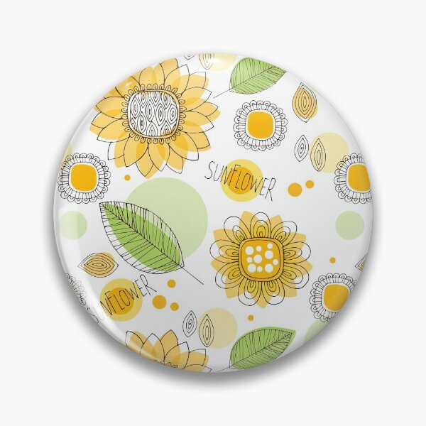 Item preview, Hand Drawn Doodle Sunflower Pattern, Sunflower Seamless Pattern, Sunflower Pattern Design designed and sold by graphic-genie.