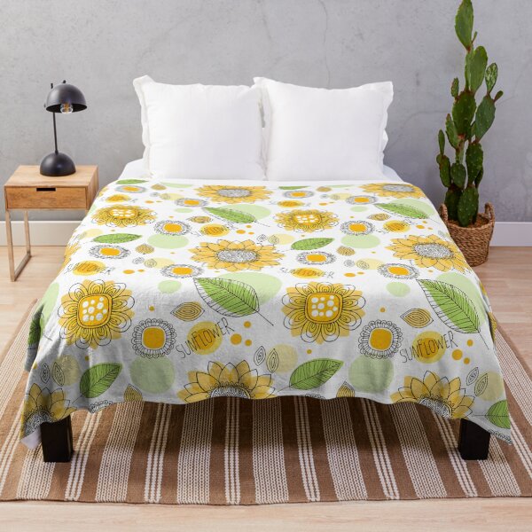 Item preview, Hand Drawn Doodle Sunflower Pattern, Sunflower Seamless Pattern, Sunflower Pattern Design designed and sold by graphic-genie.