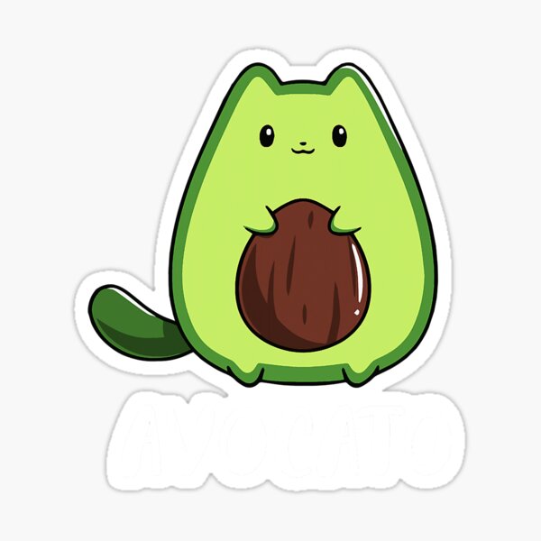 Sticker Avocado Redbubble