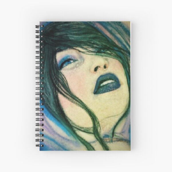 Blue Babushka Spiral Notebook