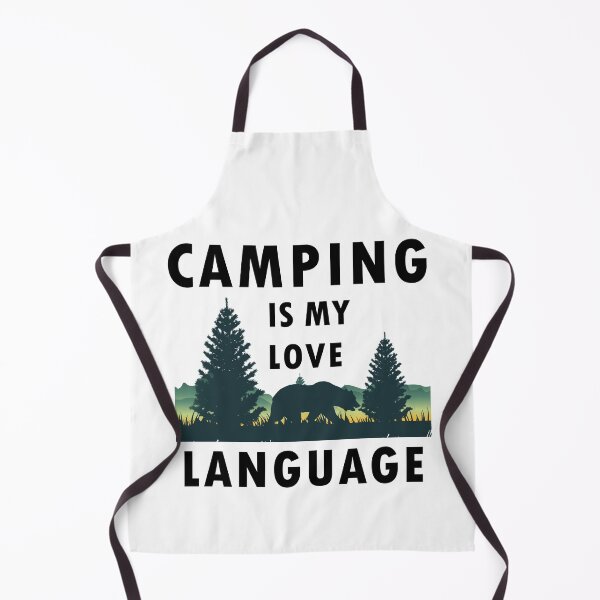 Item preview, wildlife bear and camping is my love language designed and sold by abhishekarts.