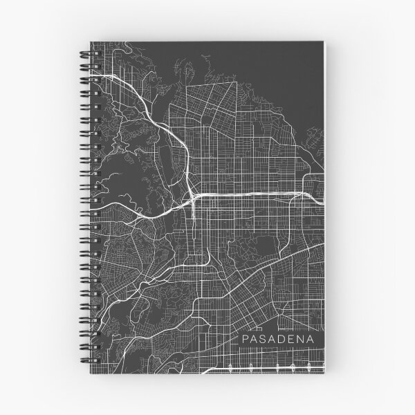 Item preview, Pasadena Map, USA - Gray designed and sold by MainStreetMaps.