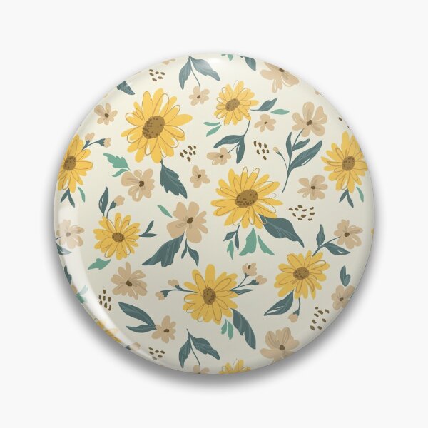 Item preview, Sunflower Pattern with Yellow daisy on off white background, Sunflower Seamless Pattern, Sunflower Pattern Design designed and sold by graphic-genie.