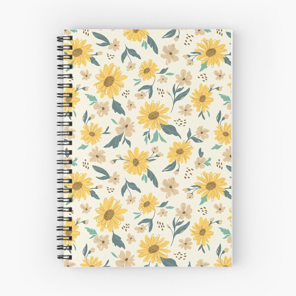 Item preview, Sunflower Pattern with Yellow daisy on off white background, Sunflower Seamless Pattern, Sunflower Pattern Design designed and sold by graphic-genie.