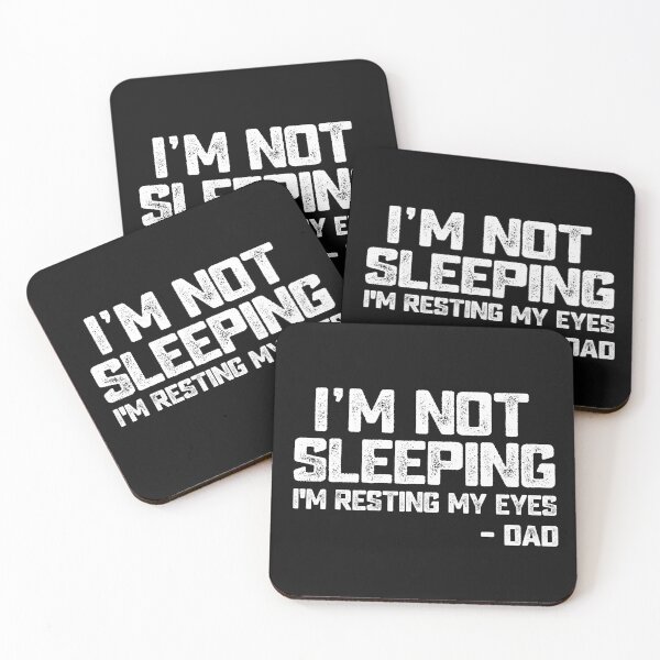 Item preview, Im not sleeping Im resting my eyes dad joke quote for napping lover father humor gift designed and sold by alenaz.