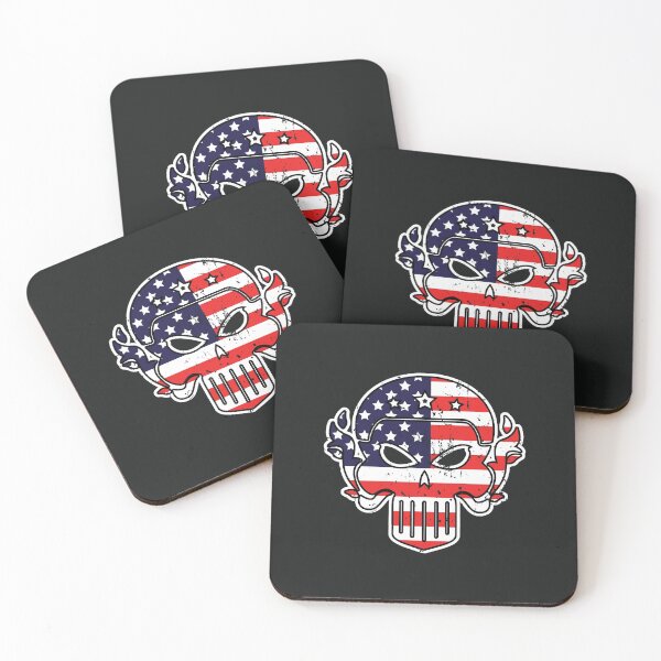 Item preview, American Flag Skull designed and sold by Chubuter.