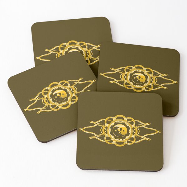 Item preview, Katy Perry Never Really Over Metallic Gold Symbol With Lyrics Brown Background designed and sold by cryaboutitnow.
