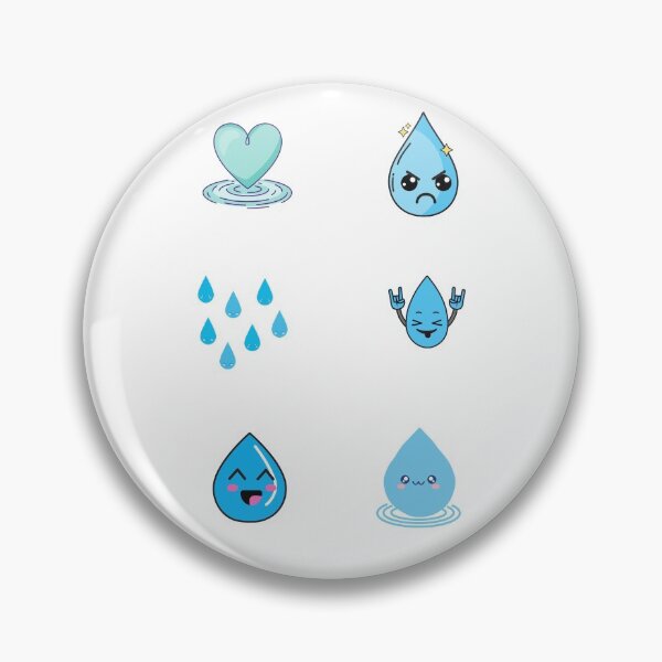 Item preview, water droplets emoji - cute water droplets pack - cool water drops set designed and sold by Amalzaki.