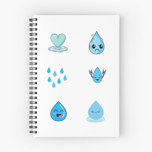 Item preview, water droplets emoji - cute water droplets pack - cool water drops set designed and sold by Amalzaki.
