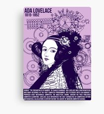 Illustrating Great Minds - Ada Lovelace Canvas Print