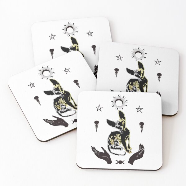 Item preview, Magic Sphinx cat ambidextrous line drawing designed and sold by orangerinka.