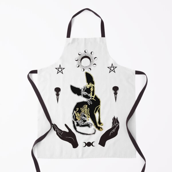 Item preview, Magic Sphinx cat ambidextrous line drawing designed and sold by orangerinka.