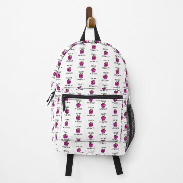 Item preview, Teacher #1 Influencer! Pink (on White) designed and sold by PawsitiveMum.