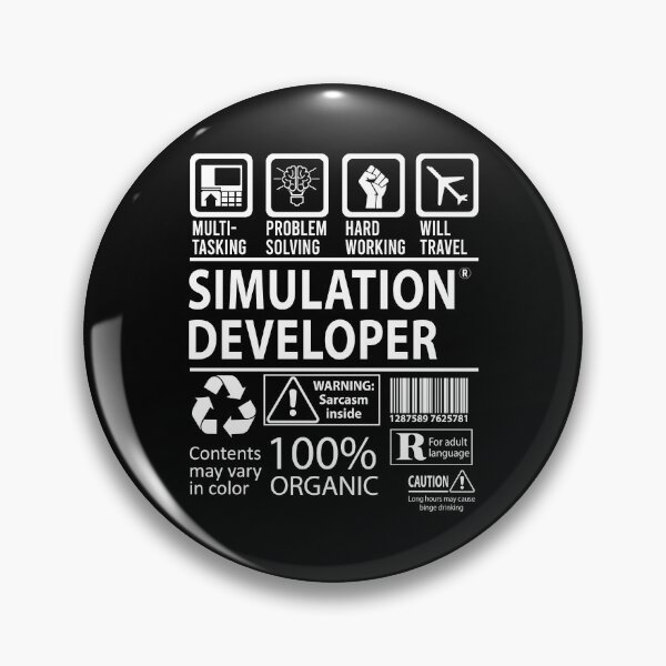 Item preview, Simulation Developer T Shirt - Multitasking Job Gift Item Tee designed and sold by arlinasdua.