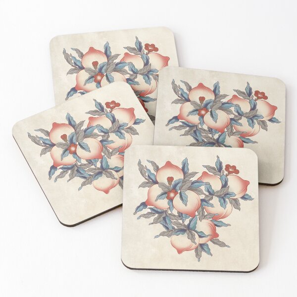 Item preview, Peach E : Minhwa-Korean traditional/folk art designed and sold by minsillust.