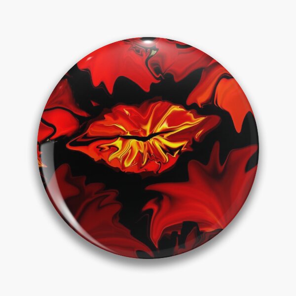 Item preview, hot kisses, abhot kisses, abstract art, red, fiery, blackstract art, red, fiery, black designed and sold by Maria Mihailova.