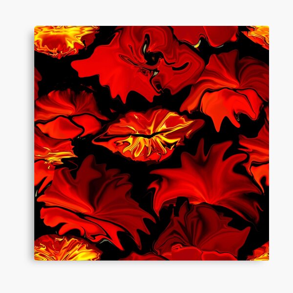 Red LV Kisses – Canvas Cultures